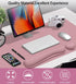 Meetcolor 3-in-1 Set, 31.5" 15.7") Mouse Pad and Keyboard Wrist Rest, Large Keyboard and Mouse Pad Ergonomic Wrist Rest
