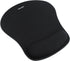 TECKNET Mouse Pad with Wrist Support, Ergonomic Gaming Mouse Pad, Non-Slip Base, Waterproof Surface, Black