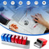 Self Inking Office Stamp Set for Approved Paid Completed Copy Faxed Scanned 8 PCS Stamps Busines Stamps Message Account Work Stamp
