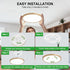 12 inch 1Pack Dimmable 5CCT (2700-6500K) 24W LED Flush Mount Ceiling Light: Super Slim & Kitchen Lighting Fixtures