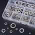 Hilitchi 300-Pcs Assortment Kit of 304 Stainless Steel External Tooth Star Lock Washers - M2.5 M3 M4 M5 M6 M8 M10 M12