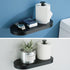 304 Round.93088MB RANDOM Matte Black Toilet Paper Holder with Phone Shelf, SUS Stainless Steel Modern Bathroom