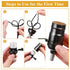 Honoson Lamp Kit for Repair, Replacement for Table Lamps with 3 Way Socket, Lamp Wiring Parts for Antique DIY Light