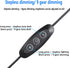 2.0 9-Speed Dimming 5V 5PCS (1.5M/4.9FT) SinLoon USB Male with ON/Off Switch to Stripped Ends, USB Switch Power Cable