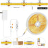 Wefomey 2700K-6500K, 16.4ft 24V 3200LEDs COB LED Strip Light Warm White to Cool Bright White COB Light Strip