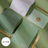 Pack 40, 5x3.5 Inch Gold Foil Thank You Cards - Bulk of with Matching Stickers & Envelopes (Green) Textured Surface