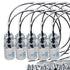 E12 Socket,Ceramic Chandelier Socket E12 Bulb Lamp Holder,Light Socket with Wire Lead
