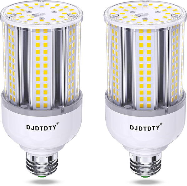 Amazon High Brightness LED Light Bulb, 2 Pack, 30W-300W/LED Corn Bulb, E26 Base, 5000K, Suitable for Garage, Workshop