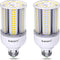 Amazon High Brightness LED Light Bulb, 2 Pack, 30W-300W/LED Corn Bulb, E26 Base, 5000K, Suitable for Garage, Workshop