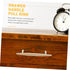 Holibanna Modern Brass Cabinet Pulls Pitch Solid Drawer Handles for Wardrobes Cabinets Bedside Tables Easy Install