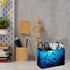 Pen Holder, Pencil Holder for Desk Organizer, Sea Ocean Animal Sharks PU Leather Pencil Cups for Office and Home Storage