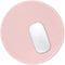 Hsurbtra Premium-Textured Small Round Mouse Pad, 8.7 x 8.7 Inch Pink, Anti-Slip Waterproof Rubber for Office