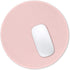 Hsurbtra Premium-Textured Small Round Mouse Pad, 8.7 x 8.7 Inch Pink, Anti-Slip Waterproof Rubber for Office