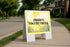Frozen Yogurt Truck Spring Flowers Yellow Field A-Frame Double Sided 23x23 in.