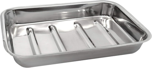 EISCO Dissection Tray, 12" x 8" Stainless Steel by EISCO