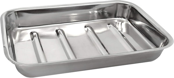 EISCO Dissection Tray, 12" x 8" Stainless Steel by EISCO