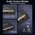 4K Box(1 Pack) HDMI Audio Extractor Converter, HDMI Audio Video Splitter Adapter + Optical Toslink SPDIF Digital Audio