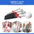 Patelai 4 Pcs Telescoping Magnet Tool Inspection Mirror Set, Magnetic Pickup Tool with LED Light for Gifts