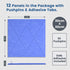 Large Cork Board for Walls, 48"X36" with 30 Push Pins, Easy Peel&Stick Vision Bulletin Board Tiles