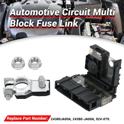 24380-JA00A 2007-2012 2009-2014 2009-2014 924-079 24380JA00A Fusible Fuselink Fuse Combos Compatible with Nissan Altima