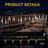 24FT 8 Bulb (New) Outdoor String Lights, Hemp Rope LED Patio Lights, Waterproof Modes Plug-in Edison Lights