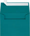 LUXPaper A2 Invitation Envelopes, Peel & Press, 4 3/8" x 5 3/4", Teal, 80lb Text, 50 Qty