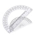 eBoot Plastic Protractor, 180 Degrees, 4 Inch and 6 Inch, Clear, 2 Pieces