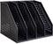 SAYEEC Desktop File Magazine Folder Holder, 4 Section Plastic Hollow Documents Organizer, Foldable Rack