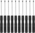 uxcell Mini Slotted Screwdriver, 10 Pcs 2.0mm Flat Head for Watch and Eyeglasses Electronics Repair