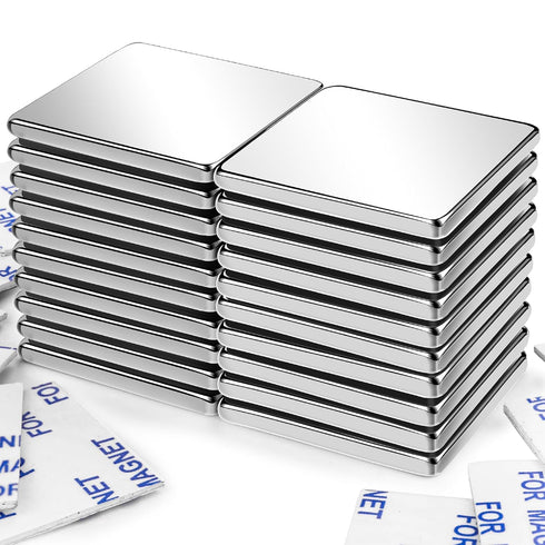 DIYMAG Powerful Neodymium Square Magnets, Strong Permanent Rare Earth Magnets for Fridge, DIY, Building, Science,
