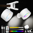 Adetu LED Wall Mounted Lights, Rechargeable Wall Sconces Lamp, 3 Color Temperatures