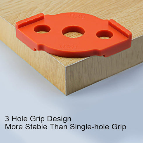 8 Radius Corners Router Jig Templates, High Hardness ABS+CNC for Woodworking Routing