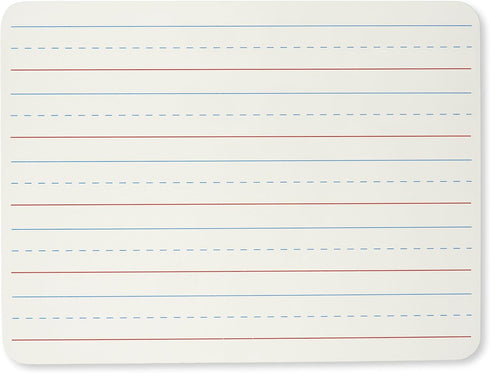 Charles Leonard Dry Erase Board Classroom Pack, Set of 12 Mini Lapboard School Supplies, One-Sided Lined, 9x12 Inches
