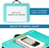 LAPGEAR Compact Lap Desk - Fits up to 15 Inch Laptops, Aqua Sky - Style No. 43109