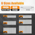 14 Gauge 1-Inch Concrete Nails, 800PCS/Box T Nails for Truss Building and Construction Framing
