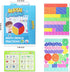 Aurevita Magnetic Fraction Educational Puzzle with Fraction Tiles & Circles, Math Manipulatives Montessori Learning