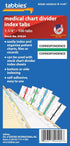 Tabbies Medical Chart Index Divider Tabs, TAB54524