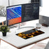 HFDSIFBUJ 12"24",Large Sunflower Bouquet Yellow Flowers Desk Mat Non-Slip Rubber Unsealed Edges Mouse Pad for Office