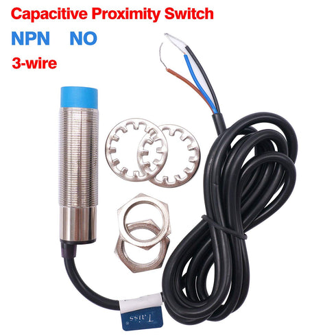 Taiss LJC18A3-H-Z/BX Proximity Switch 1-10mm Sensor Switch Capacitance Proximity Sensor Switch NPN NO(Normally open) DC 6-36V 300mA M18 3-wire