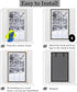 VOLLENC 80x160cm Warm Windproof Partition Cotton Drapes Thermal Insulated Window Curtain Window Insulation Kit