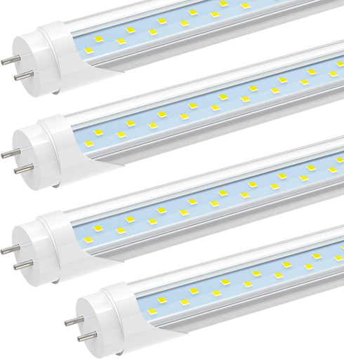 JESLED T8 LED Tube Light 3FT, 2520LM, 18W(45W Equivalent), 6000K, Ballast Bypass,