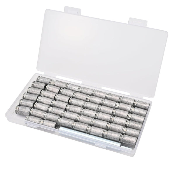 Party Animals Hurricane Shutter Anchors 1/4"-20 with Setting Tool 50 PCs Lead-Zinc Expansion Anchors