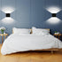 Set 2, LG9939112 Indoor Wall Sconces Battery Operated of Rechargeable Wall Lights Black Touch Control, Modern Up Down