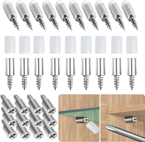 TYHBO 50 Pcs Shelf Support Pegs, Cabinet Shelf Pegs, Shelf Support Pegs, Bookshelf