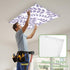 Cosozazon 3 Pack 4 2 10 Farm Plant Leaf Fluorescent Light Cover for Ceiling x Ft Lavender Purple Branch Leaves Linen
