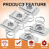 Aifukena 3/8-16 (Pack 10) Strut Channel Nuts - Spring Channel NutZinc Plated