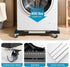 4 Nefish Furniture Dolly Adjustable Mini Fridge Stand with Wheels Washing Machine Stand Mobile Roller with Locking