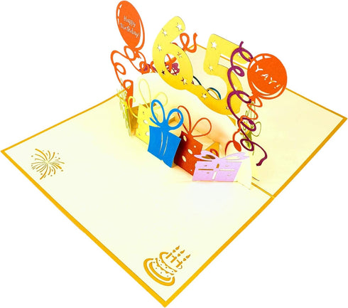 iGifts And Cards Happy 65th Birthday 3D Pop Up Greeting Card - Unique Celebration for Husband, Wife, Best Friend
