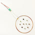 80mm 5V Taidacent Long Distance Wireless LED Coil Inductive Coil and Ten Colorful Wireless LEDs Lights Brightness