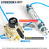 TAILONZ PNEUMATIC Rotary Lever Hand Valve HV-02 1/4”NPT Air Flow Control 3 Position